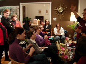 Students attending the Miss Babs workshop