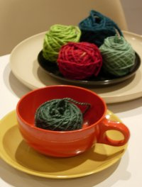 A yarn "tasting"