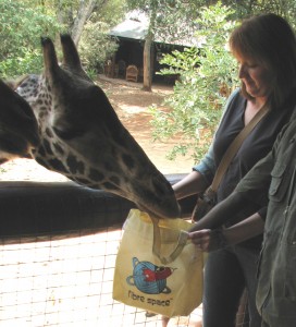 Fibre Space with Giraffes