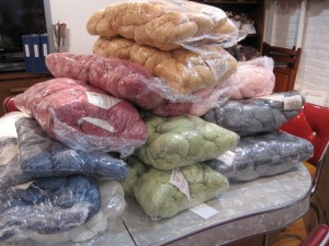 Pear Tree Yarn in Bags