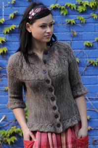Ysolda Teague's Vine Yoke Cardigan