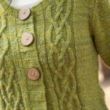 Modern spin on a traditional Irish Knit – the Aran Sweater