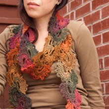 Queen Anne’s Lace Crochet Scarf