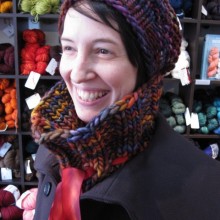 Ribbon-ed Cowl and Hat