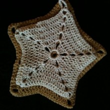 Crochet Star Washcloth