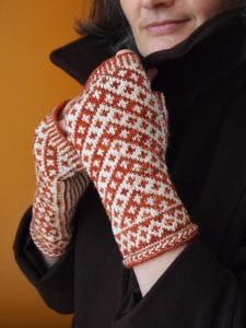 Fair Isle Fingerless Mitts