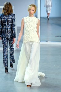 cabe vest-winter-white-Derek-Lam--fall-2012-photo imaxtree