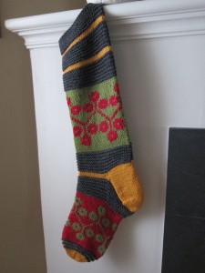 Estonian Grellow Holiday Stocking - Ann Weaver