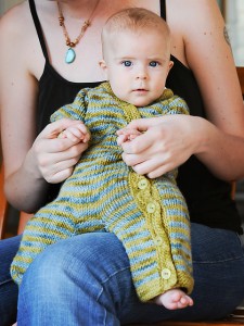 Gift Wrap Romper by Carina Spencer