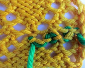 End weaving