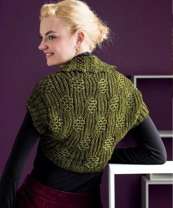Bird's Nest Shrug - Interweave