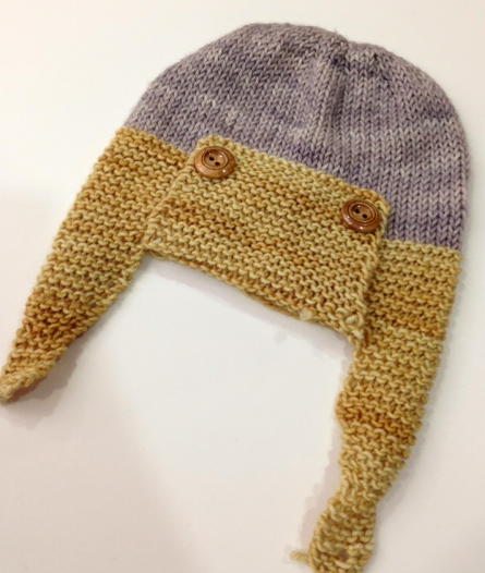 Three baby hats done! fibre space