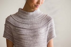 Ruched Yoke Sweater © Interweave Knits