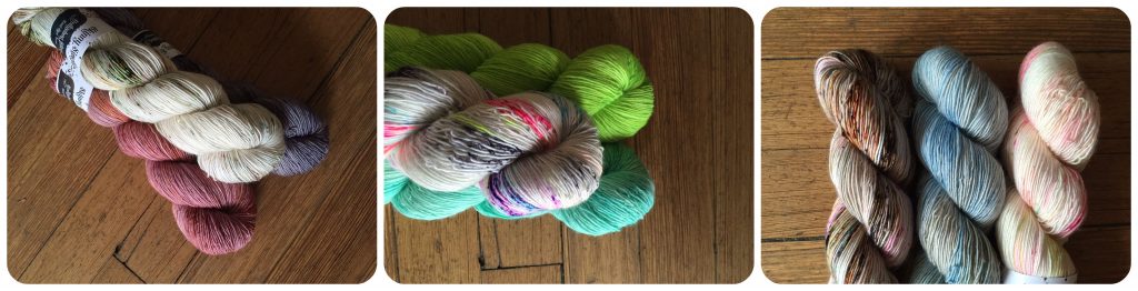 Pine & Dusk & Construct, Skinny Dip & Zephyr & Envy, Crybaby & Bramble & Dove